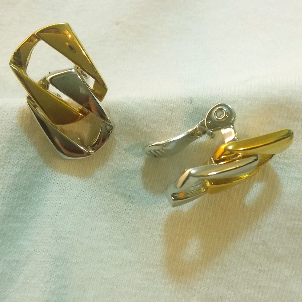 Monet Two Tone Earrings
